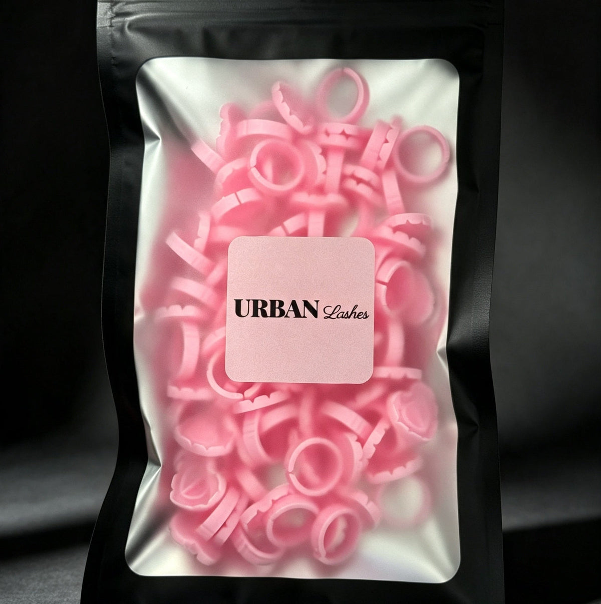 Heart shaped glue rings